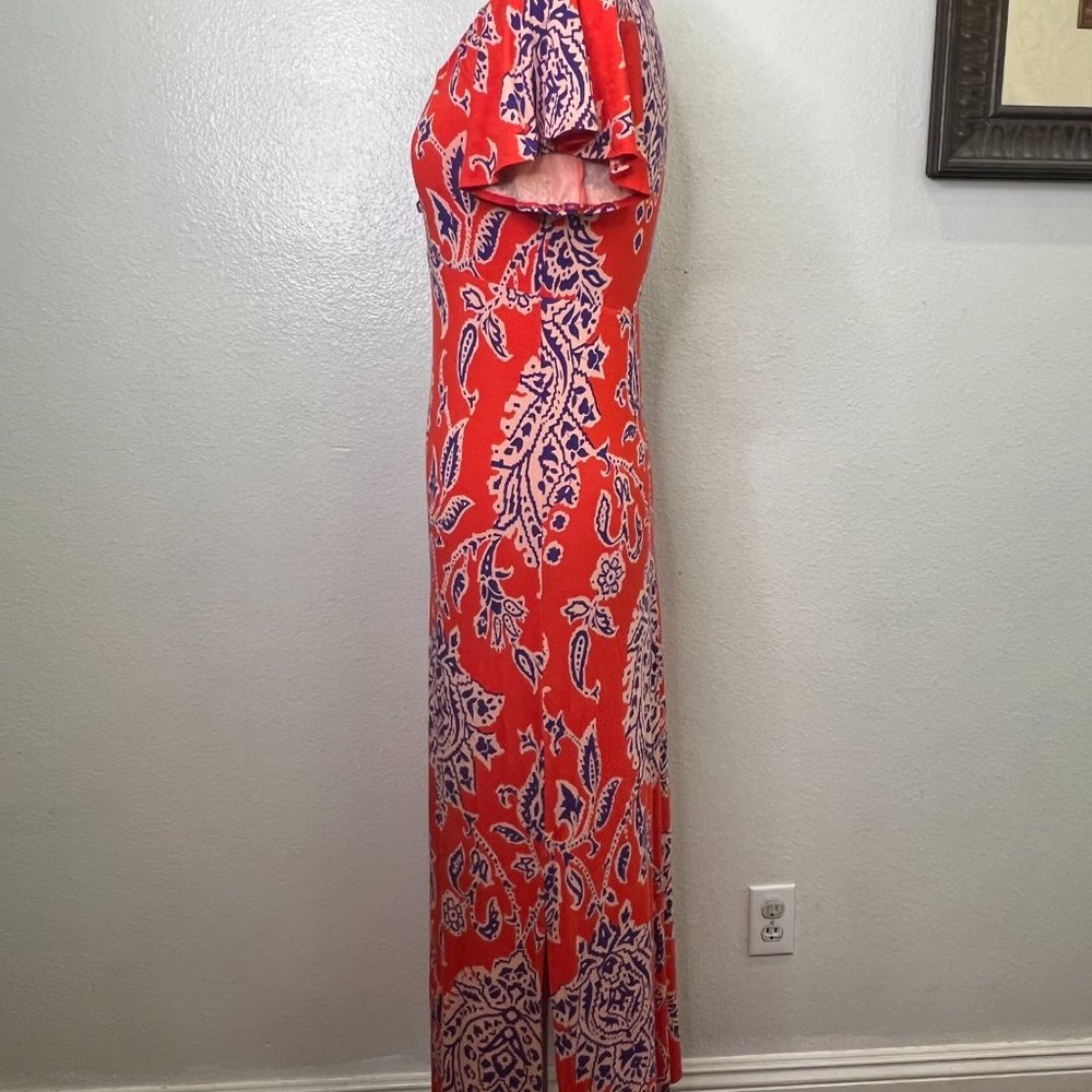 Anthropologie Akemi + Kin Correia Maxi Dress Multicolor Floral Size X-Small - Picture 5 of 8